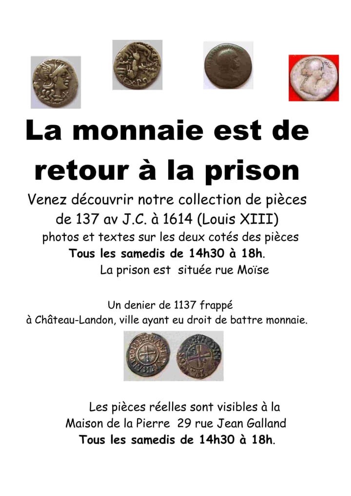 La monnaie est de retour à la prison.