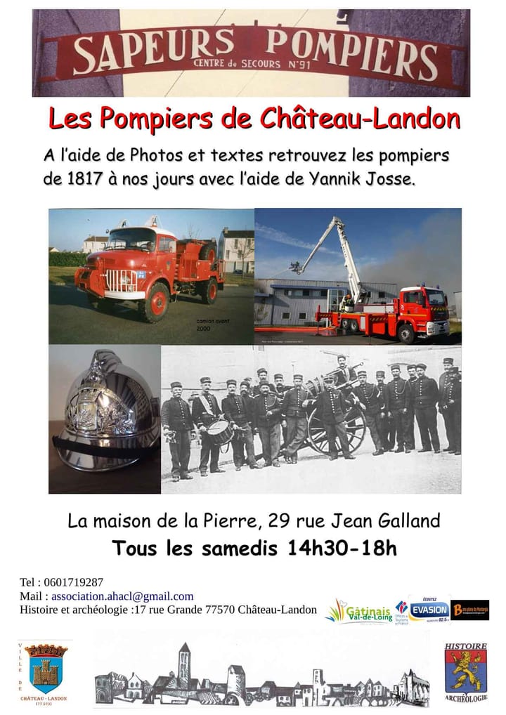 Exposition Les Pompiers de Château-Ladon